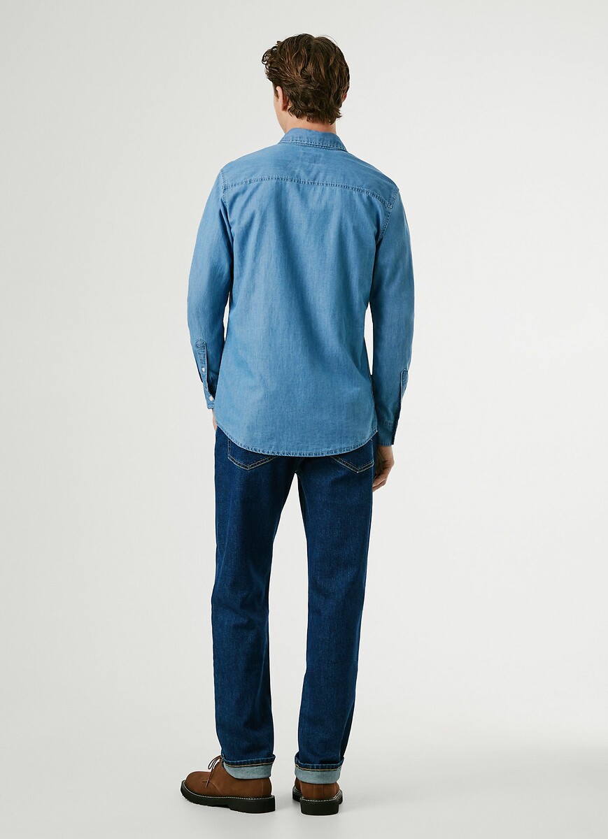 PEPE JEANS<br>Camisa jeans slim