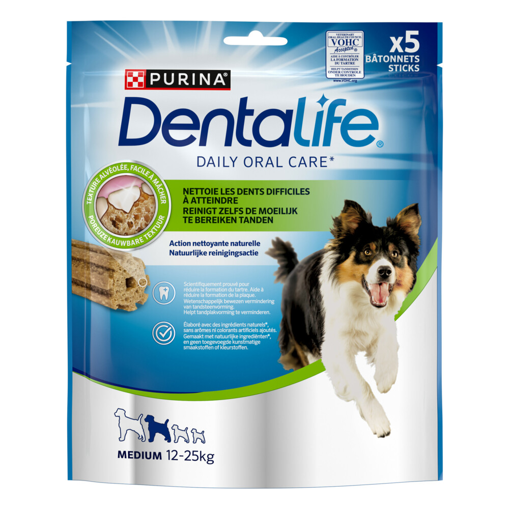 DentaLife Kauwstaaf Medium 12 - 25 kg5 stuks