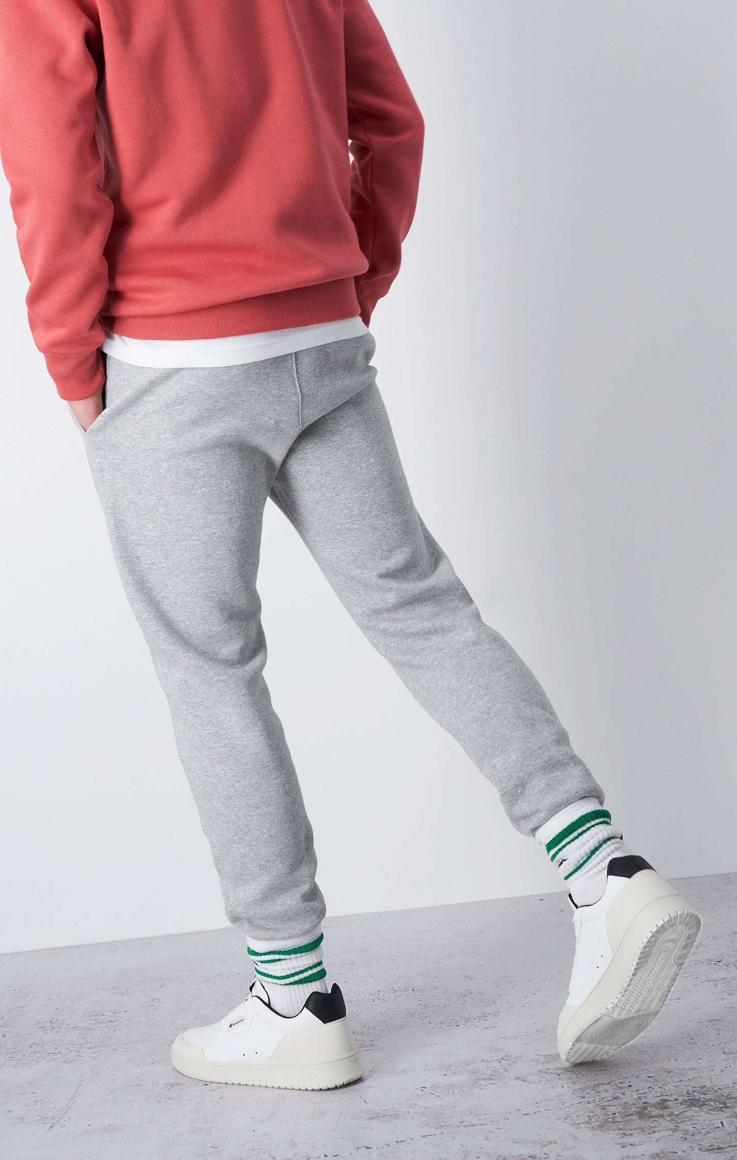 Rochester Rib Cuff Pants Herre New Oxford Grey