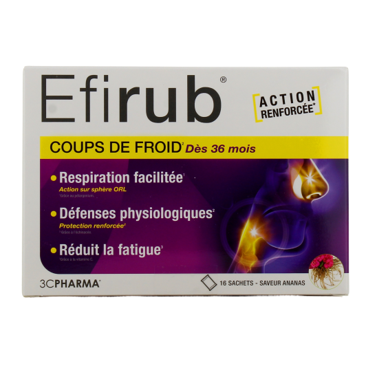 3C Pharma Efirub Coups de froid - Phytothérapie - Sphère ORL