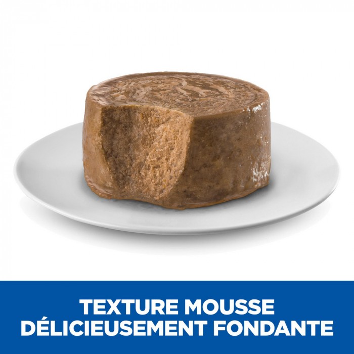HILL'S Science Plan Small & Mini Mature Adult 7+ en mousse au bœuf - Pâtée pour chien