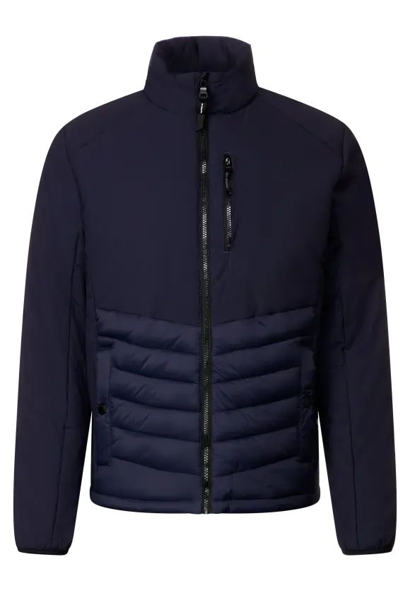 Jacke mit Steppeinsatz - deep night blue