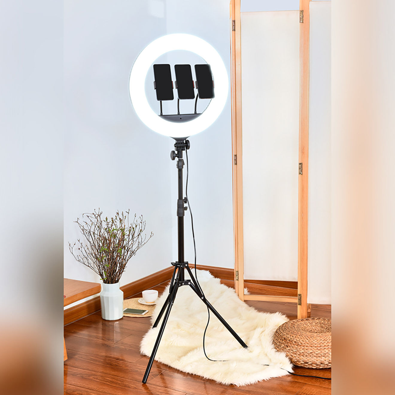 WI-LIGHT Selfie sur pied 18' rl18 noir