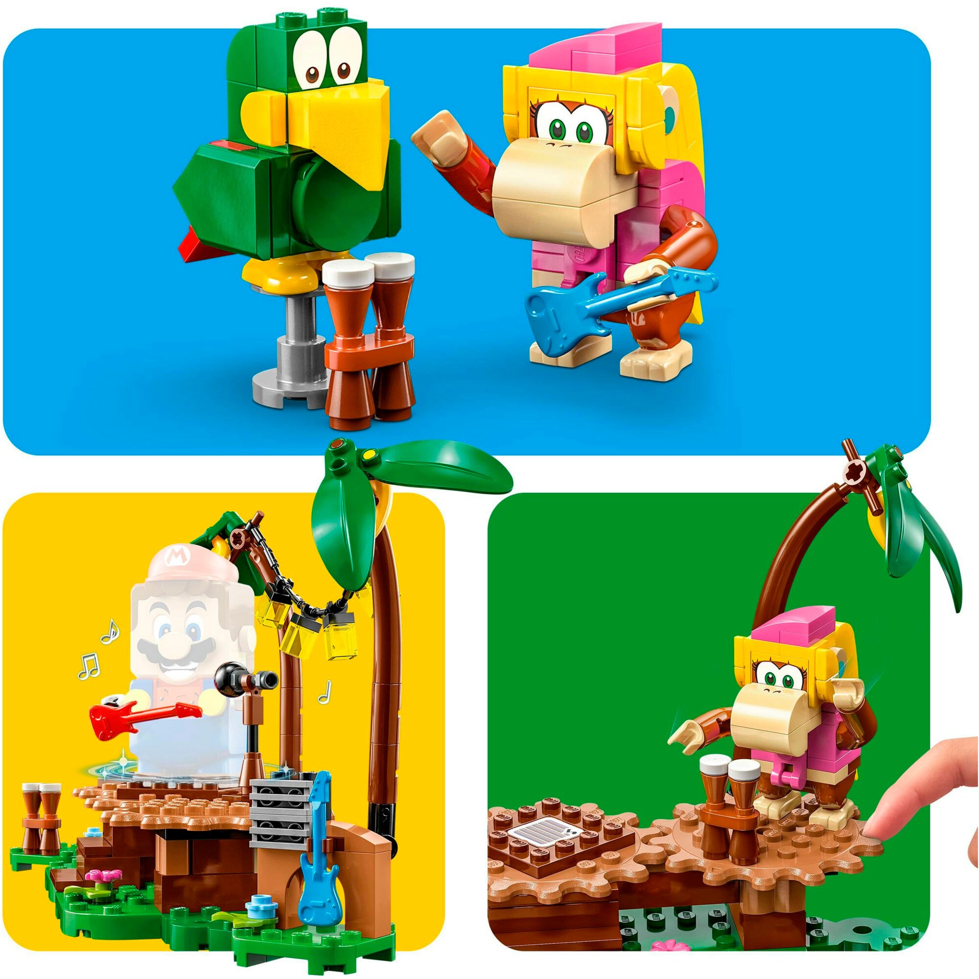 LEGO Konstruktionsspielzeug Super Mario Dixie Kongs Dschungel-Jam - Erweiterungsset