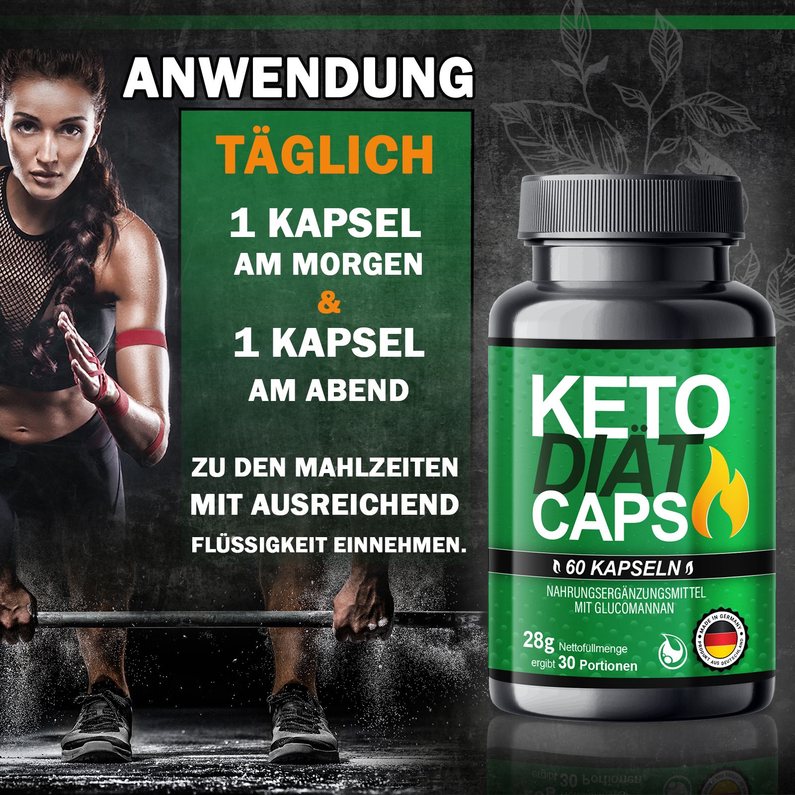 Saint Nutrition | KETO DIÄT CAPS | zum Abnehmen