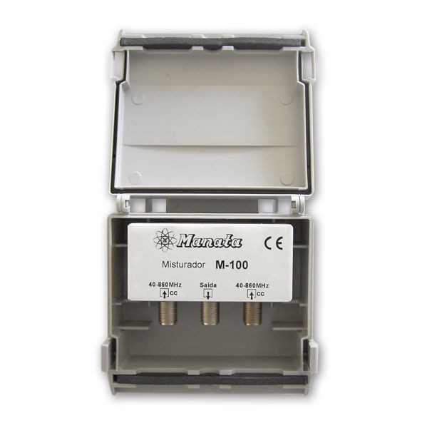 Manata Misturador Antena 2 Entradas VHF / UHF - M-100