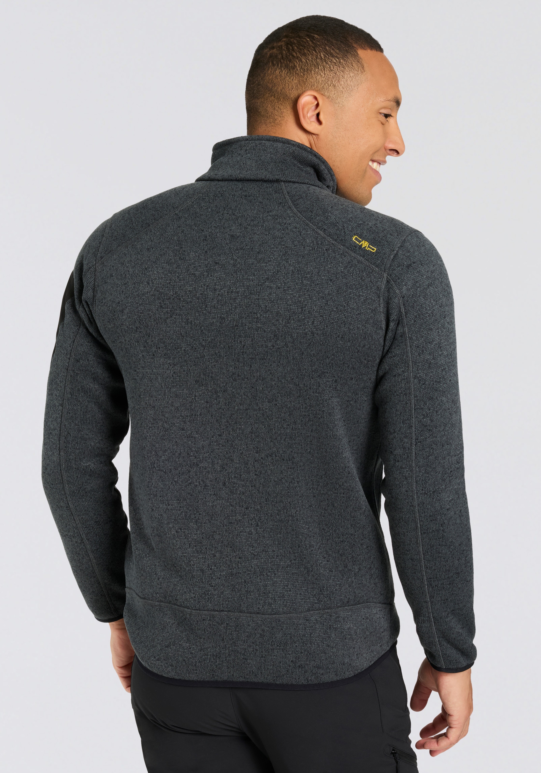 CMP Strickfleecejacke 1 Stk. tlg. ohne Kapuze Wärmend & atmungsaktiv & schnell trocknend