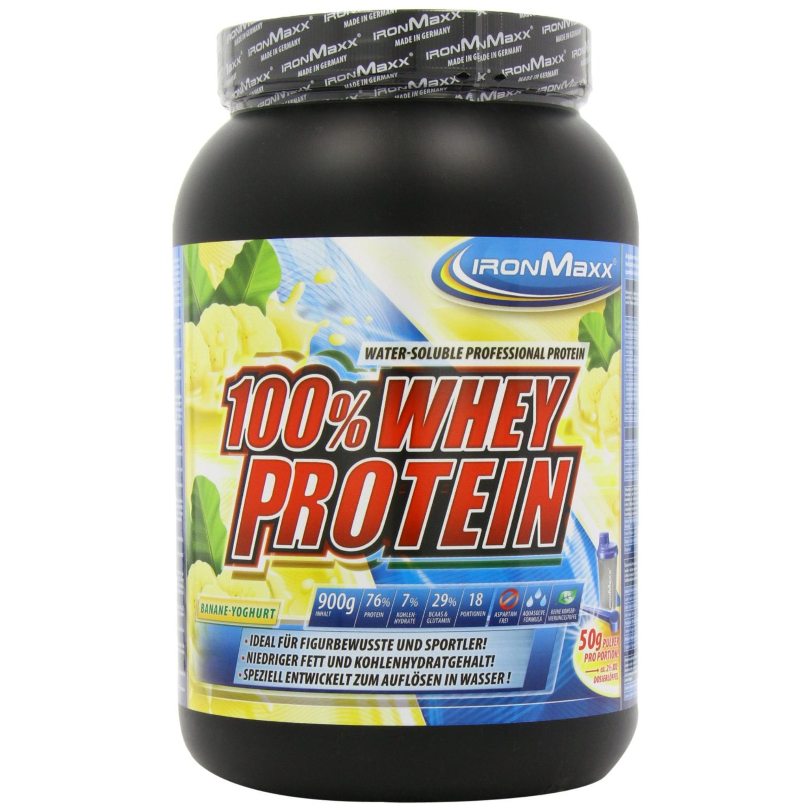 100% Whey Protein - 900g - Banane-Joghurt