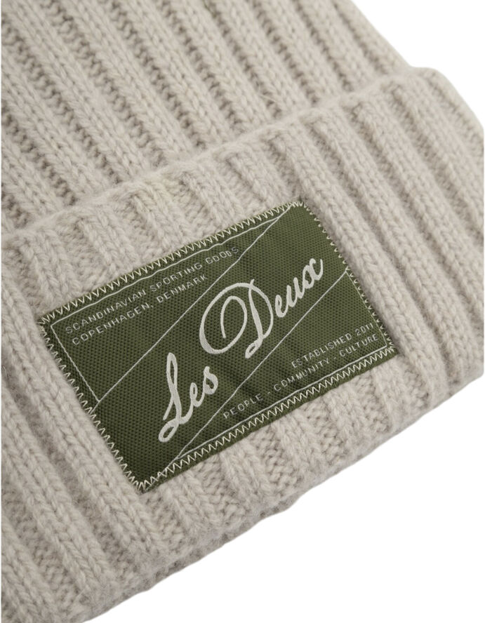 Les Deux Wells Wool Beanie Beige