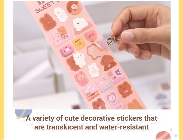 Kumi Fanchant - Berenprint PET-stickers