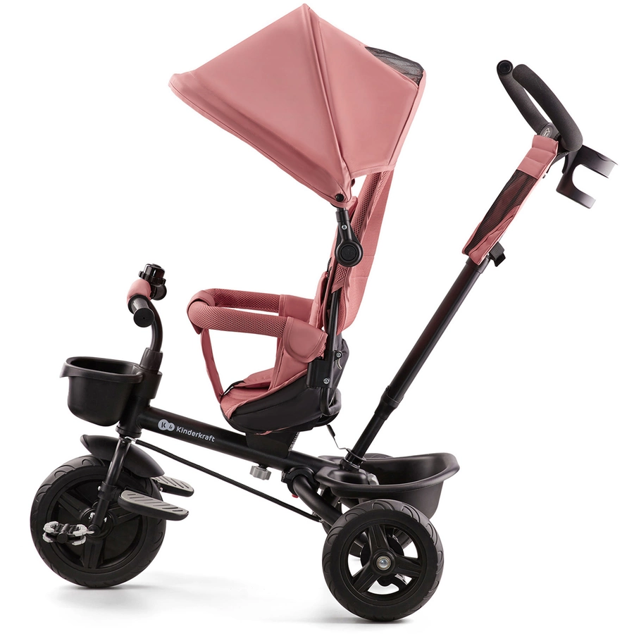 Kinderkraft 6 in 1 Dreirad Aveo, Rose pink