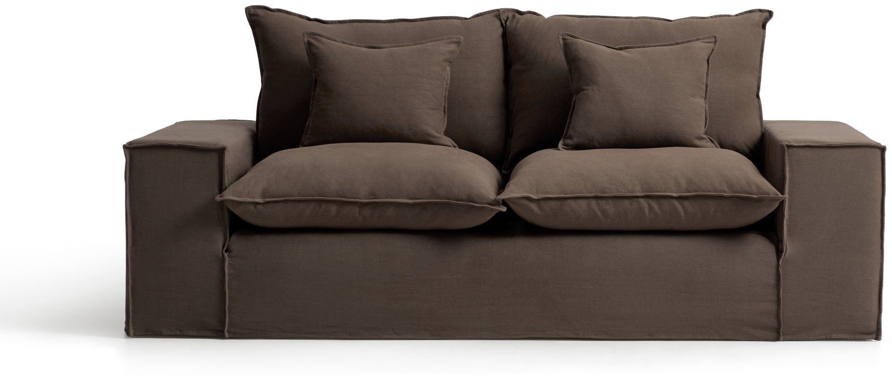 Kave Home Anarela Taupe 2-Zitsbank