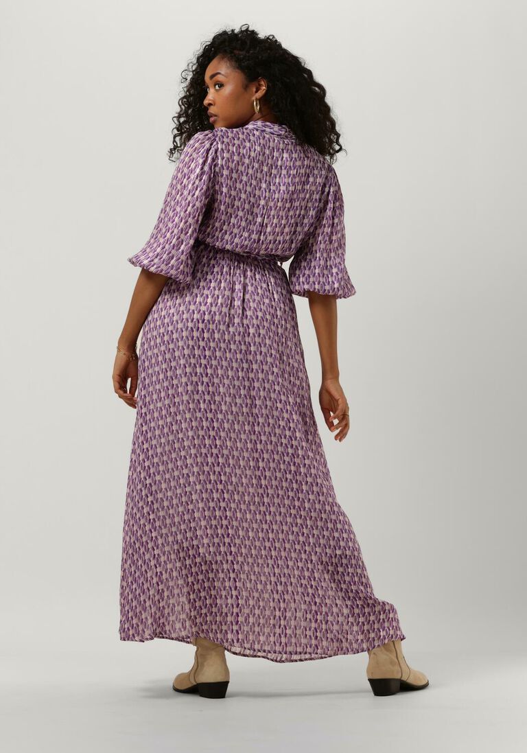 NOTRE-V paarse notre-v maxi jurk nv-balix maxi dress