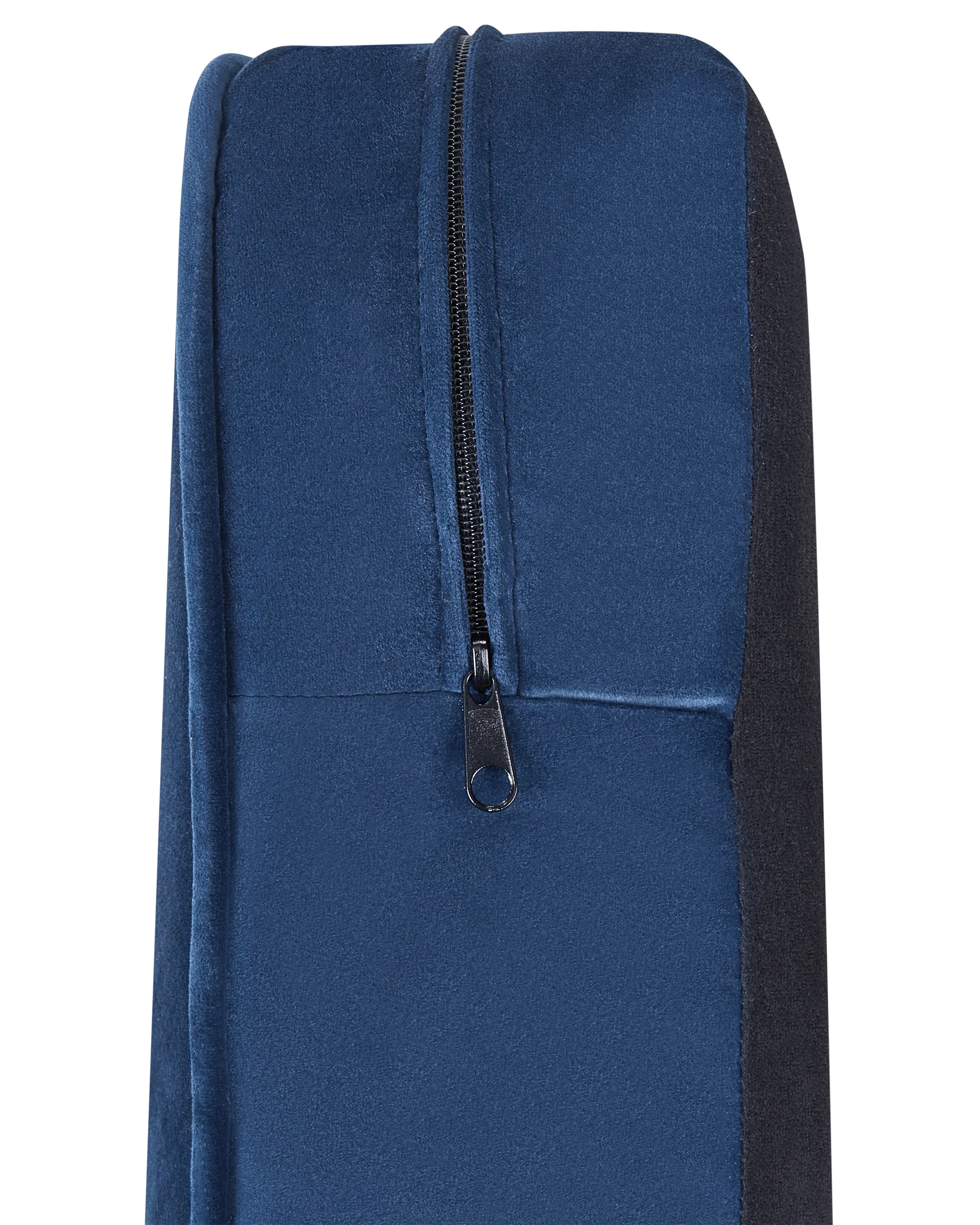 Fauteuil CHESTERFIELD Fluweel Marineblauw