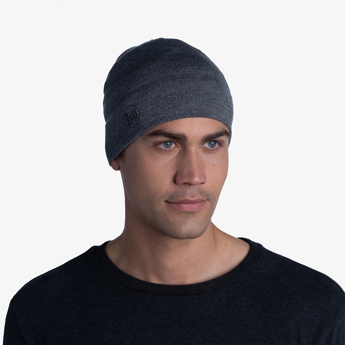 Buff Merino MW Beanie (Melange Lightgrey)