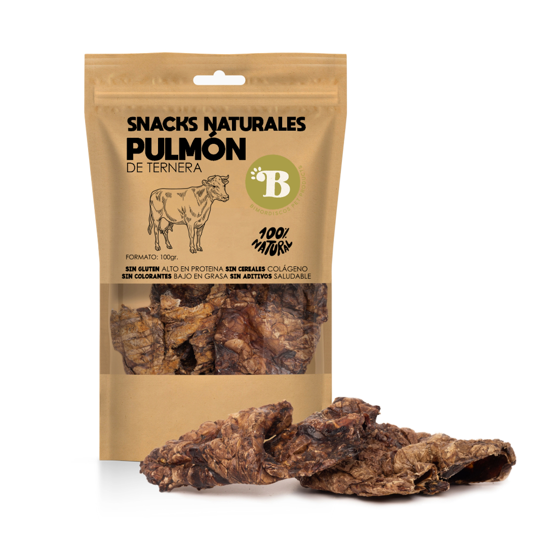 Pulmão de boi BIMORDISCOS para cães
