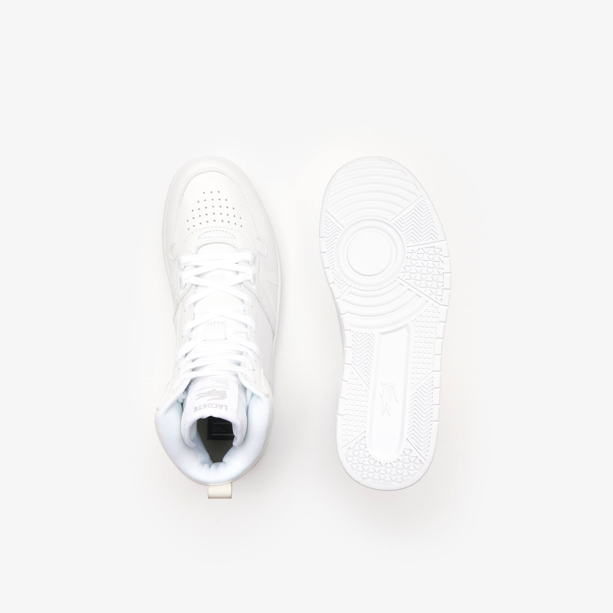 Sneakers L001 Mid homme avec logo en relief Sneakers - Blanc - Lacoste - Homme
