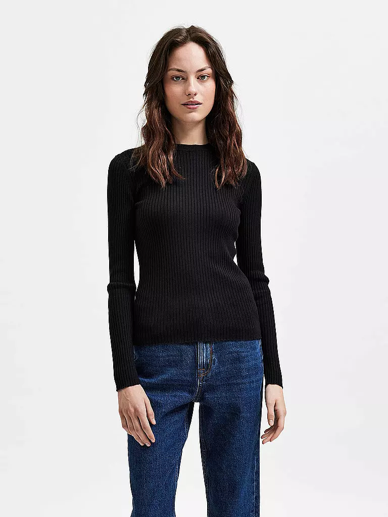 SELECTED FEMME Pullover SLFLYDIA schwarz