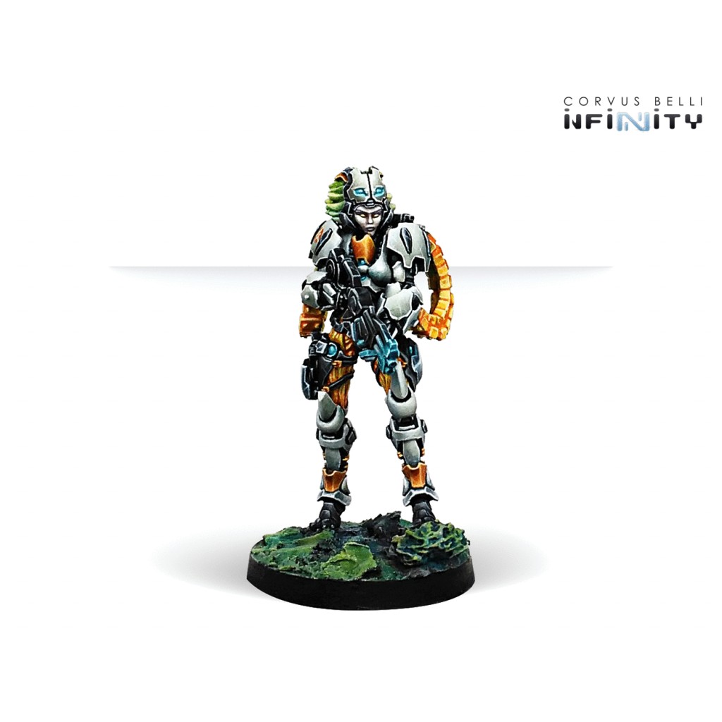 Infinity - Tohaa - Neema Saatar, Ectros Regiment Officier (Spitfire)
