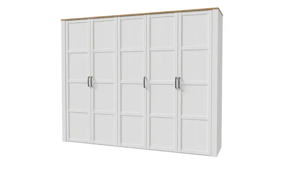 Drehtürenschrank Bohol Weiß 265 cm