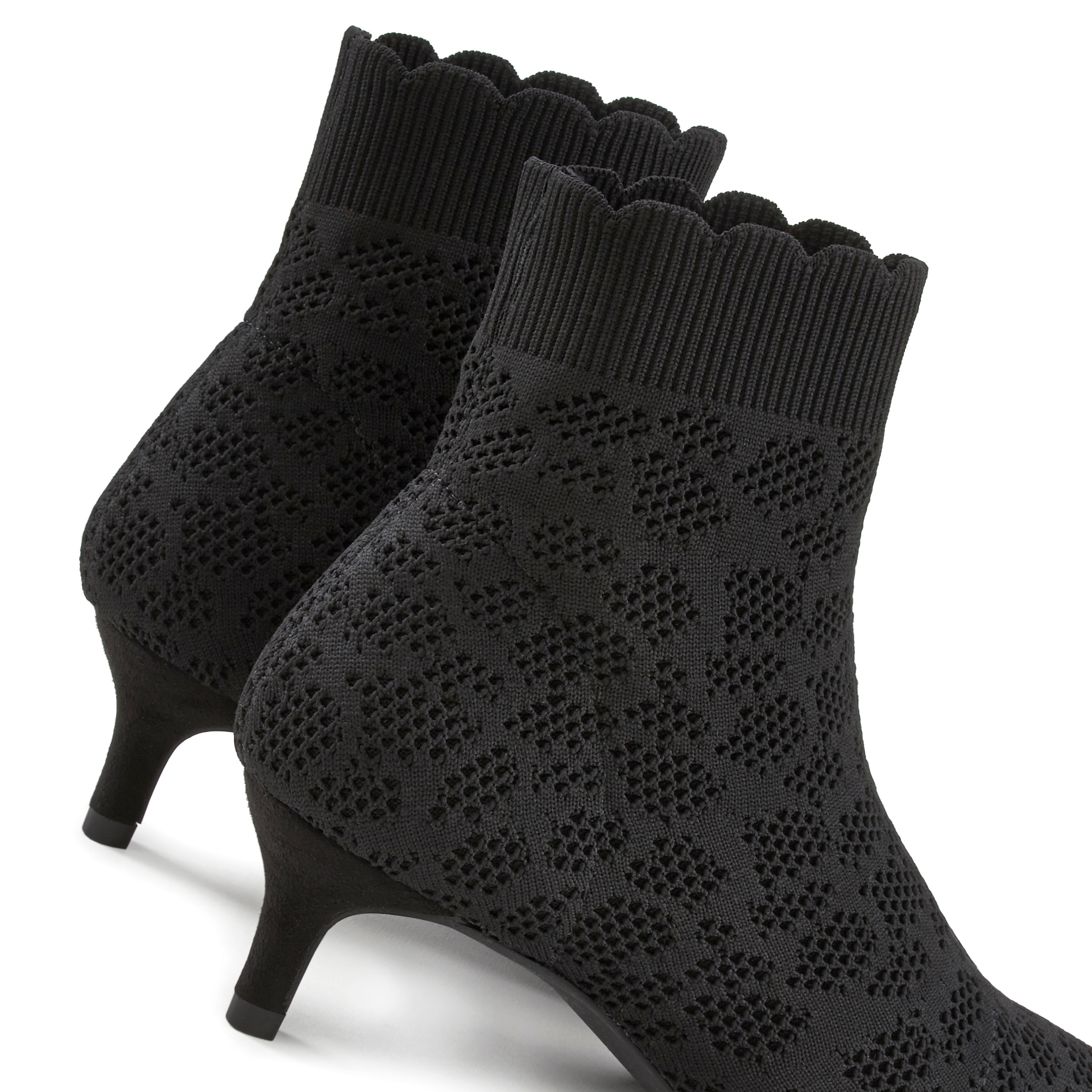 LASCANA Ankleboots »Sock Boot,«  High Heel Stiefelette, Stiefel, kleiner Absatz & elastischer Spitze
