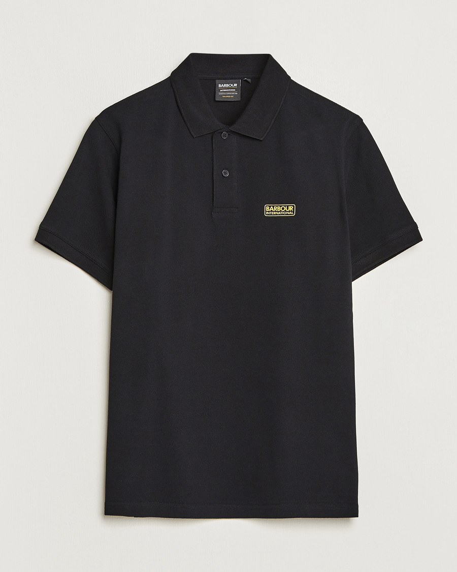 Barbour International Essential Polo Black