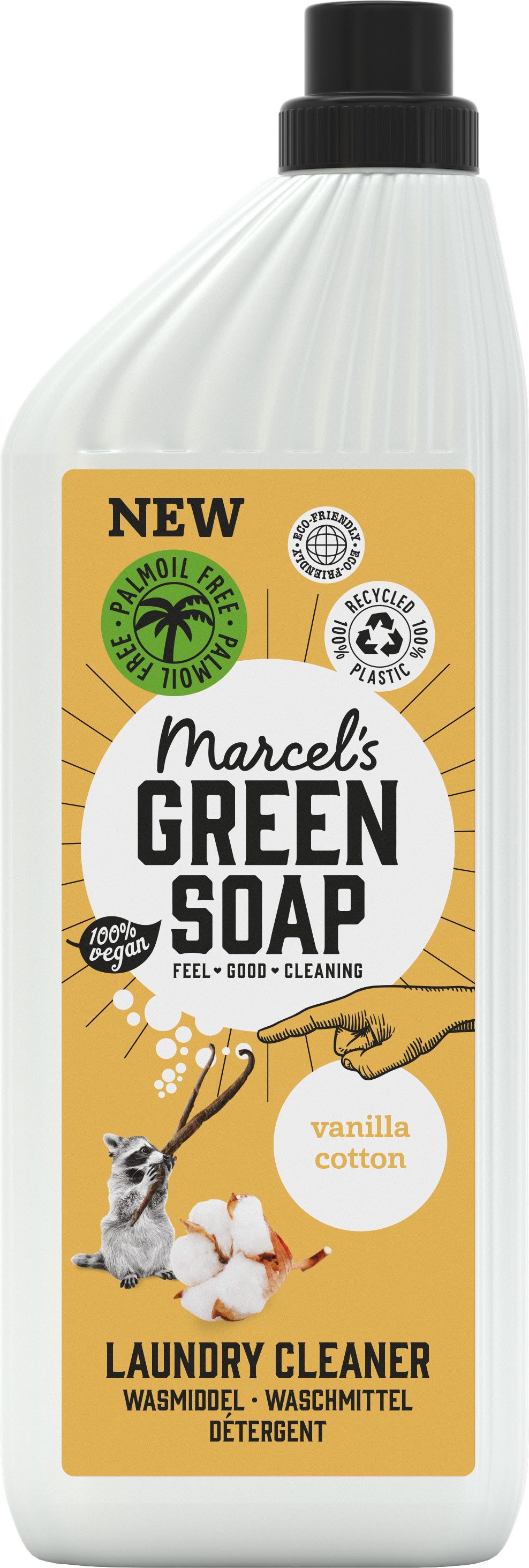 Marcel's Green Soap wasmiddel Vanille en Katoen 1000 ml
