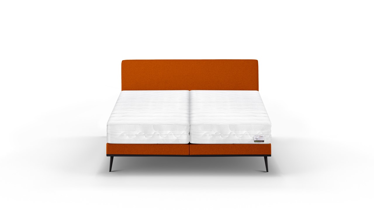 Boxspring Viggo met Silver Pocket Deluxe Foam matras adore goud