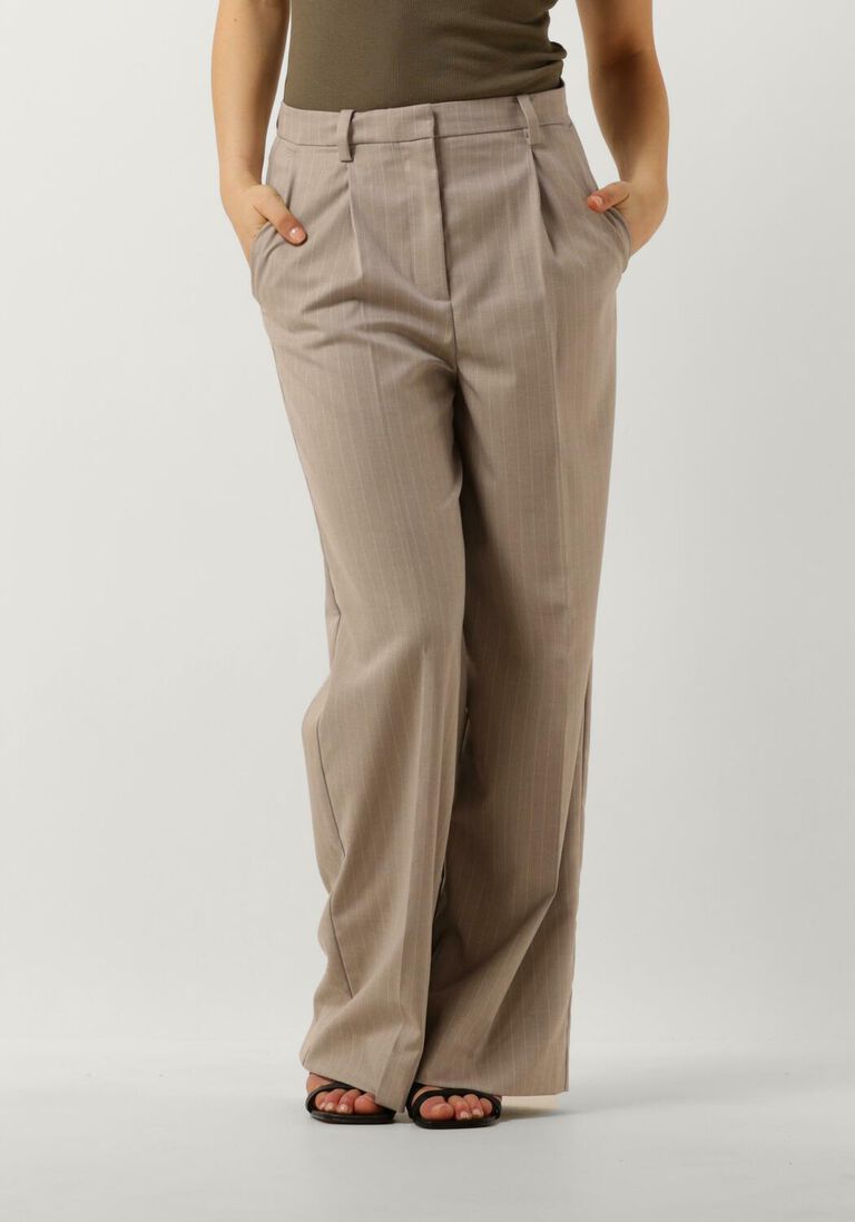 SECOND FEMALE beige second female pantalon pinnia trousers