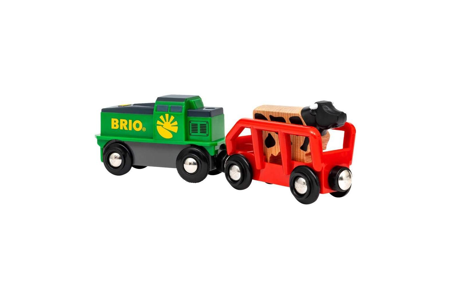 BRIO World Farm Battery TrainBatteriebetriebene Bauernhof-Lok