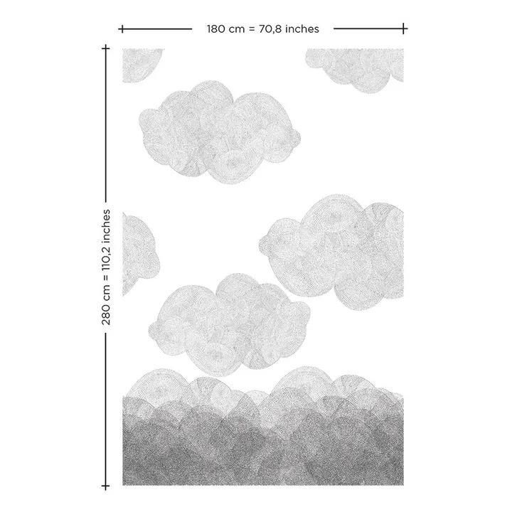 Bien Fait Cloudy - 3 lès | Gris anthracite