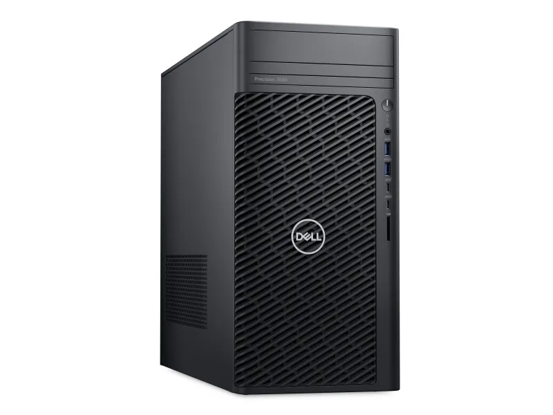 Dell Precision 3680 - Præstationstårn 1 x Core i7 i7-14700K / op til 5.6 GHz - vPro Enterprise - RAM 32 GB - SSD 1 TB - NVMe - UHD Graphics 770 - Gigabit Ethernet - Win 11 Pro - skærm: ingen - sort, sort (tastatur) - BTS - med 3 års Basic Onsite Serv