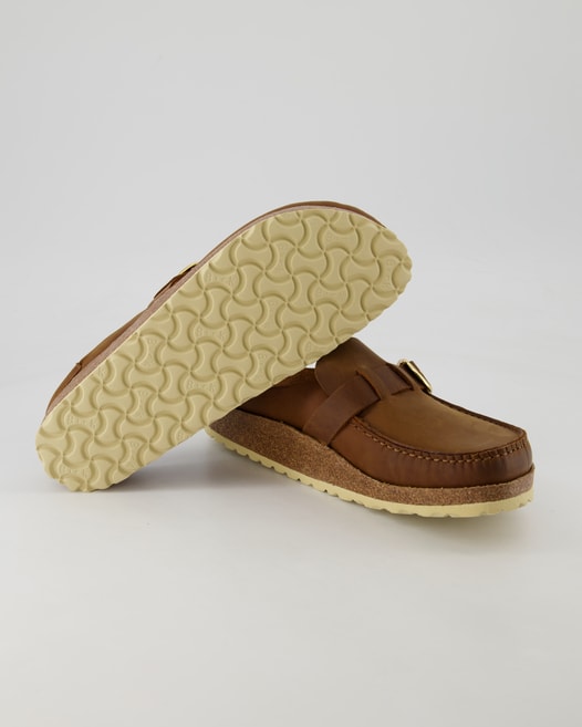 Birkenstock Buckley Leoi Pantoletten in Braun