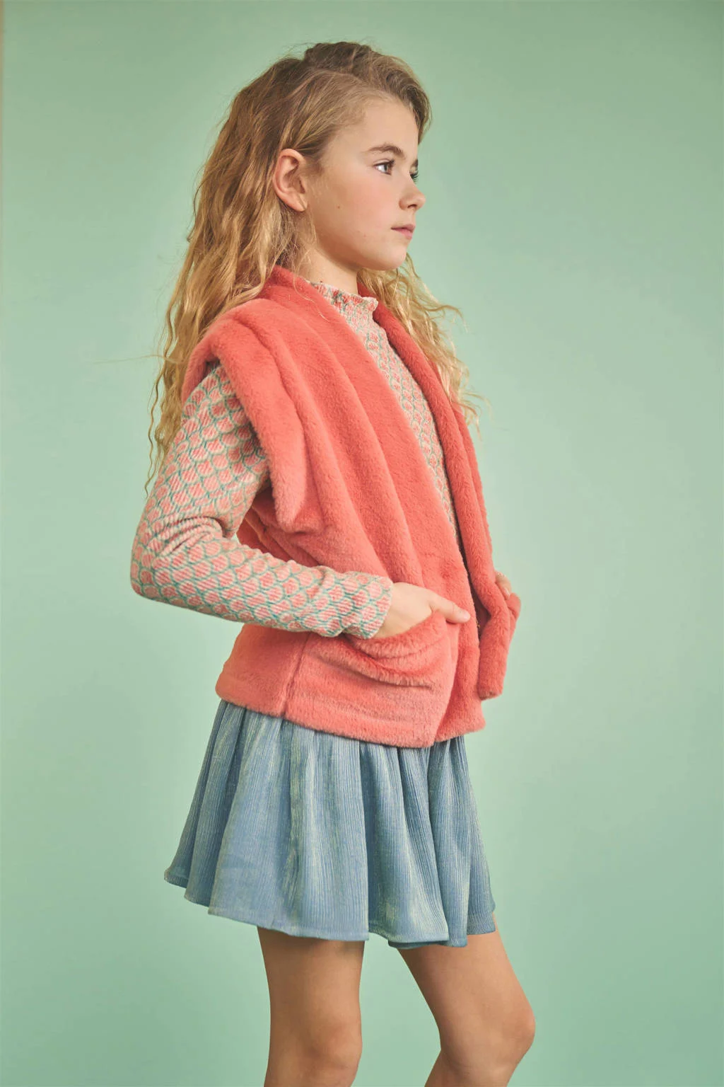 NONO gilet roze