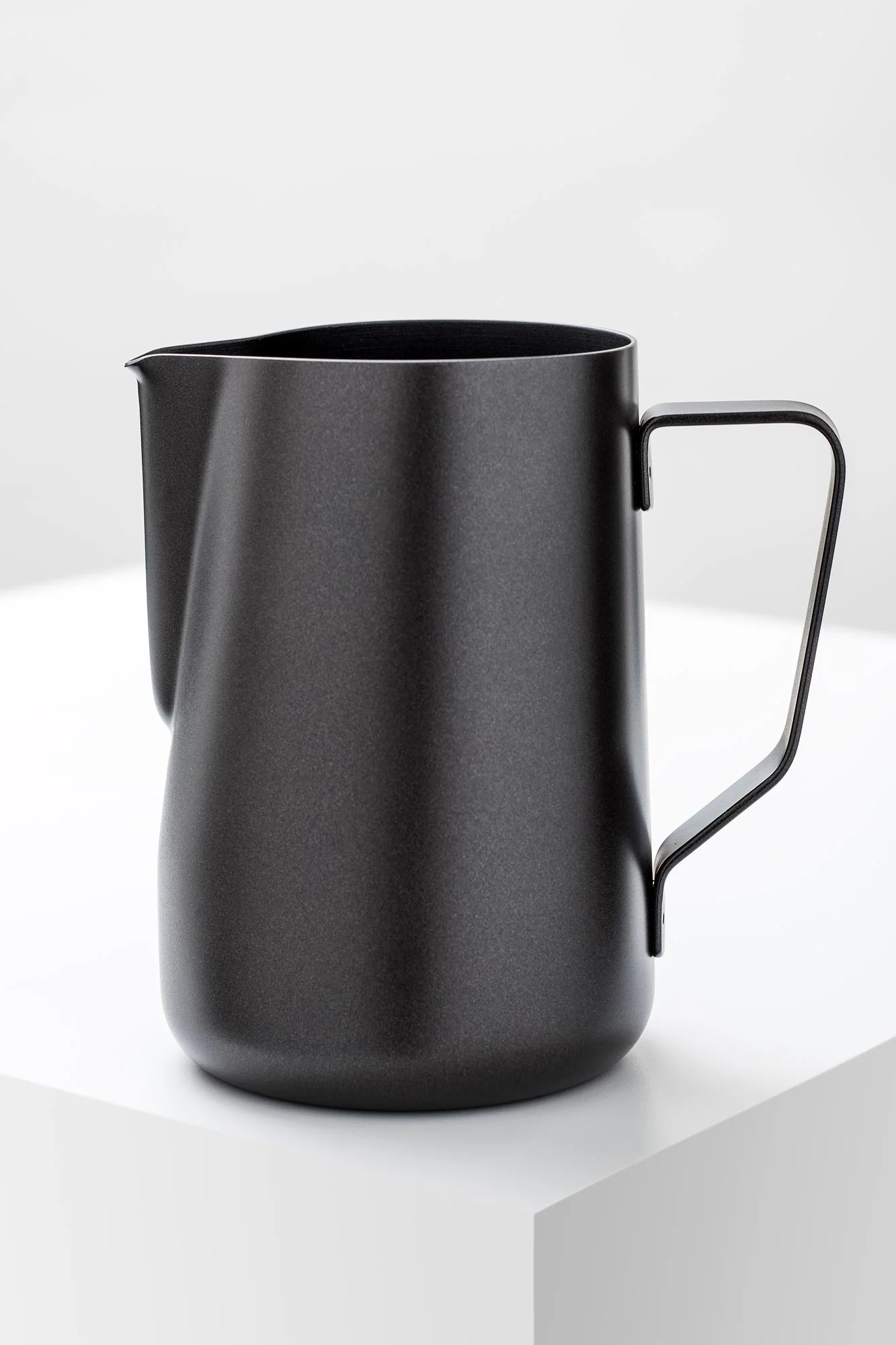 Rhinowares Teflon Milchkännchen Schwarz 600ml