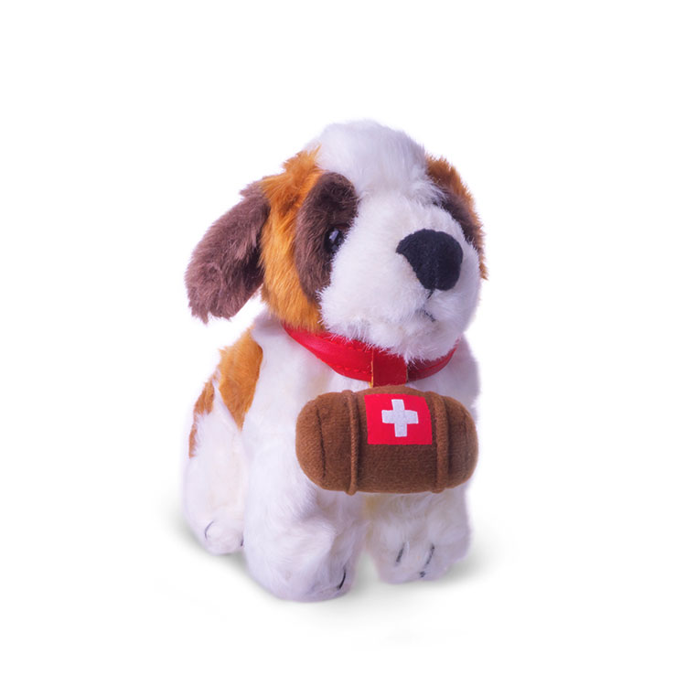 Plüsch Bernhardiner sitzend 18 cm