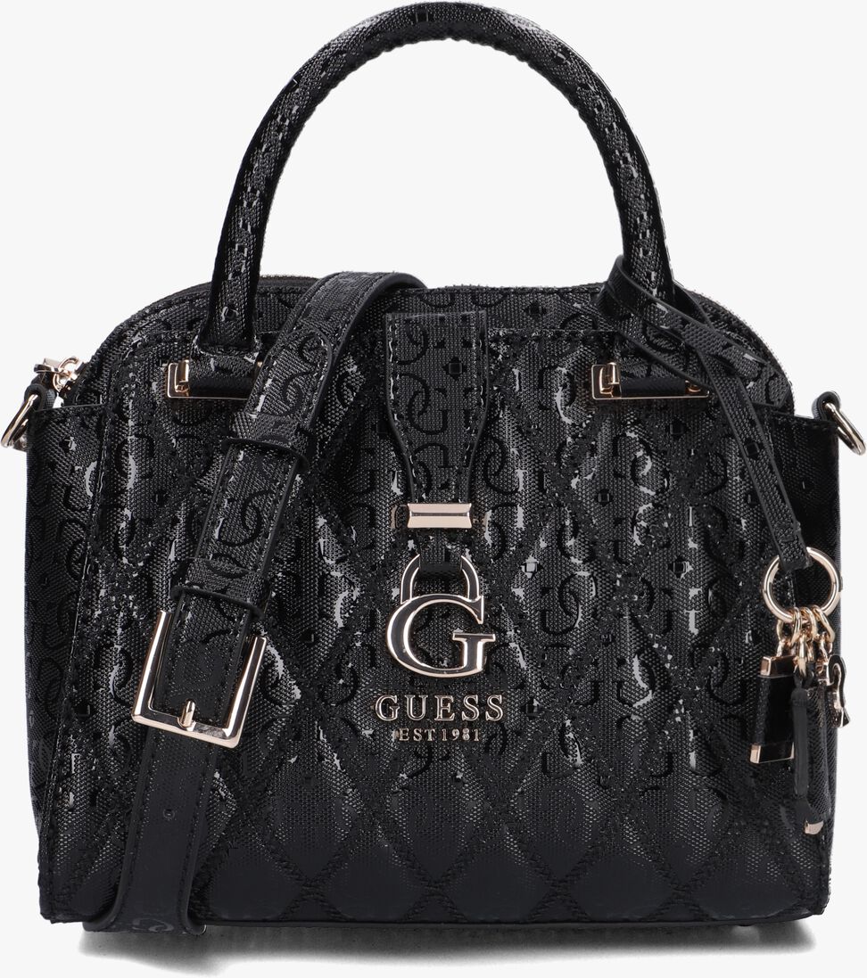 GUESS zwarte guess schoudertas adi small satchel