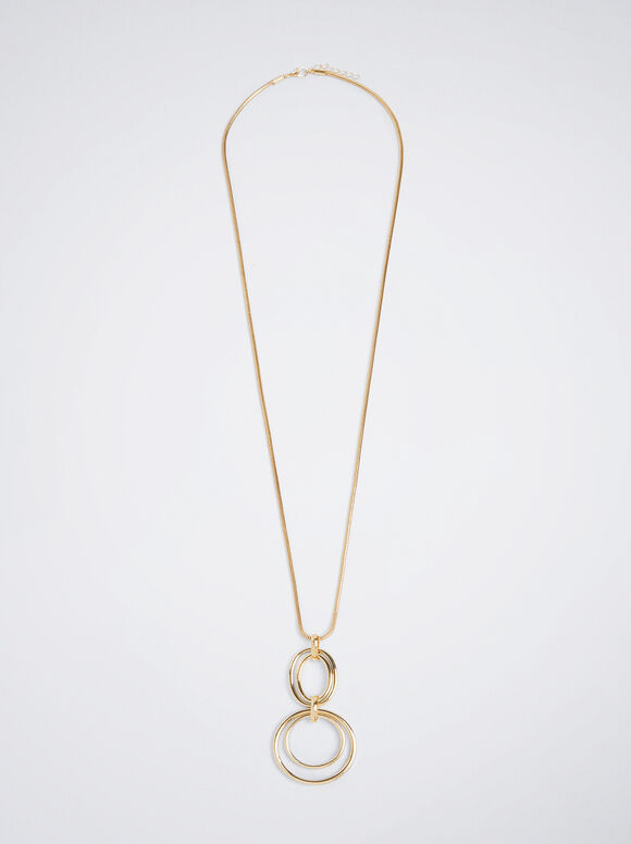 Collar Metálico Dorado - Dorado