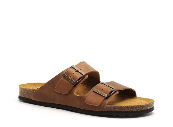 Plakton mules et sabots homme barna 175857 marron