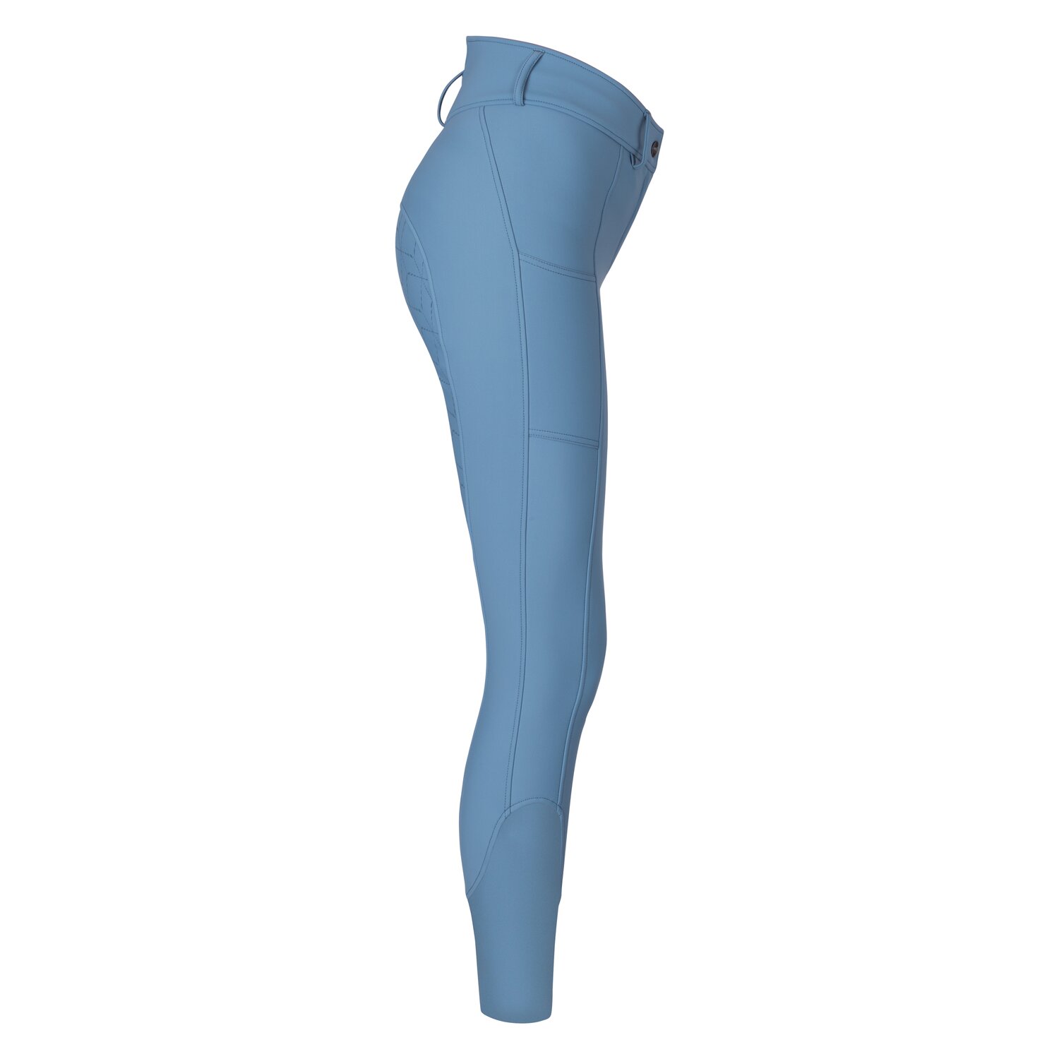 RIDE now Softshell Grip-Vollbesatz-Reithose - sky blue