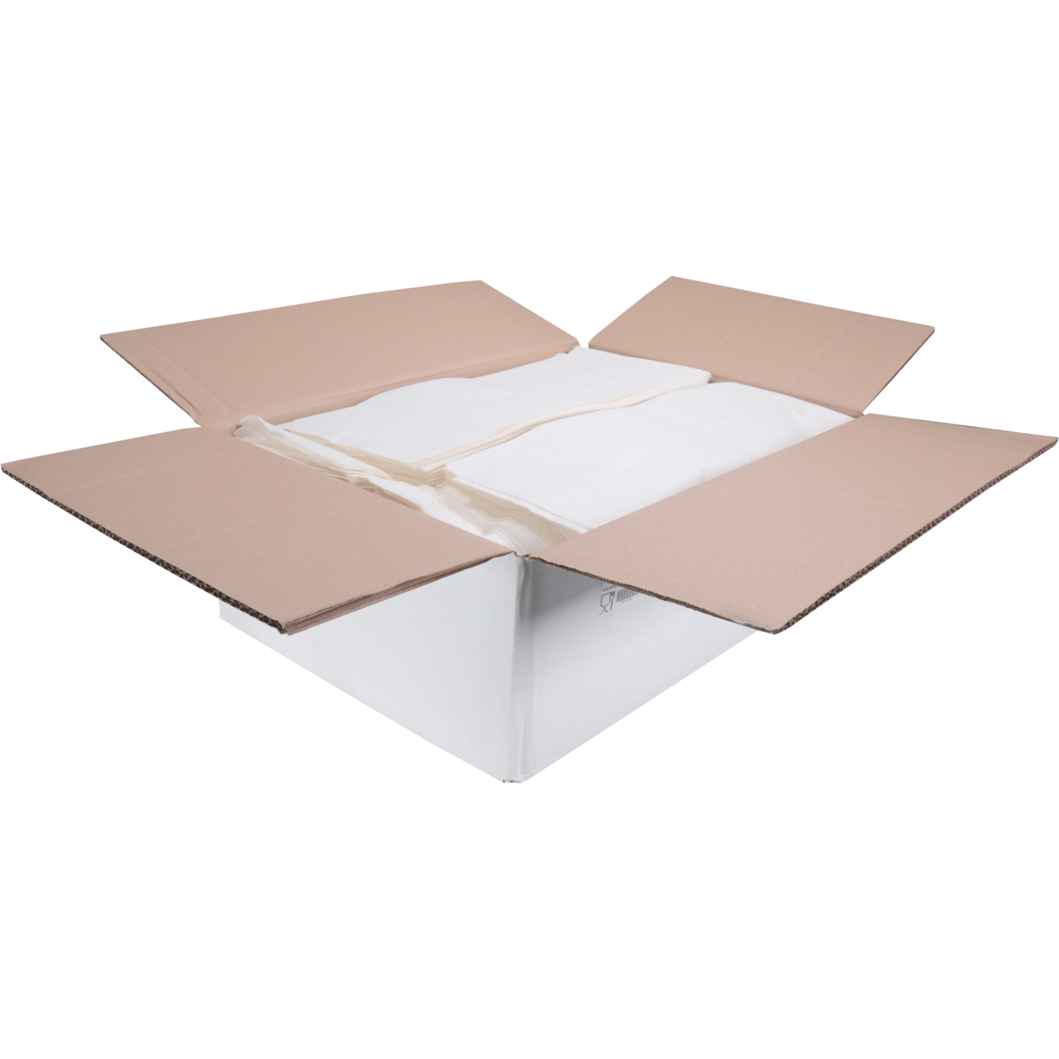 Zak, Snackzak, Ersatzpapier, Nr. 29, 3 pond, 16/ 5x37cm, wit