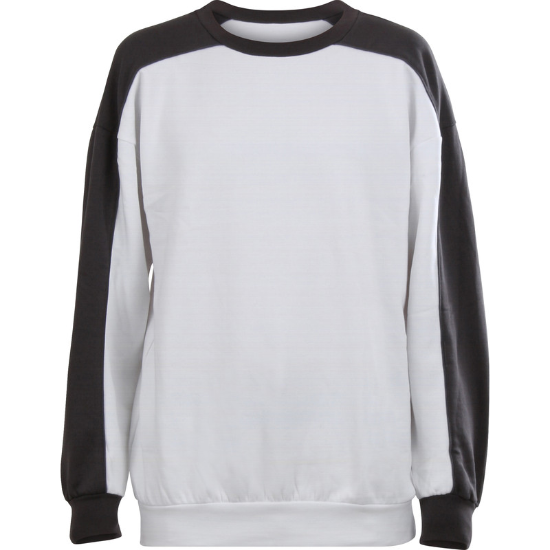 Assent sweater Obera M wit/grijs