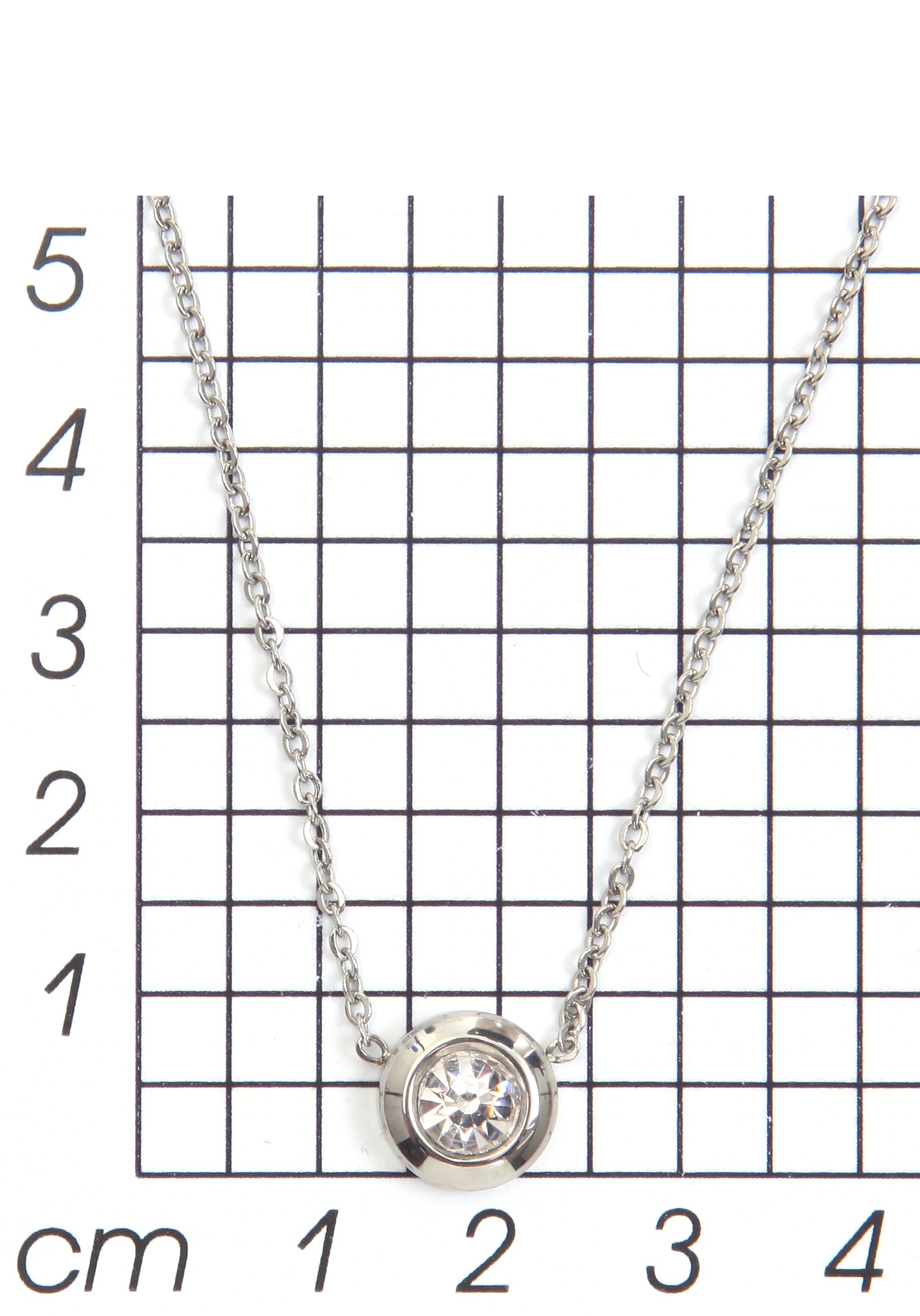 Firetti Kette mit Anhänger »Solitär, klassisch, zeitlos« mit Glasstein