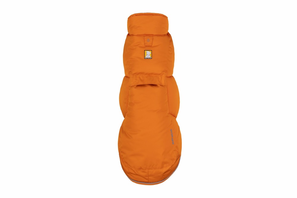 Veste d'hiver pour chien isolée quinzee™ avec passage pour laisses. Couleur: campfire orange (orange), taille: xl