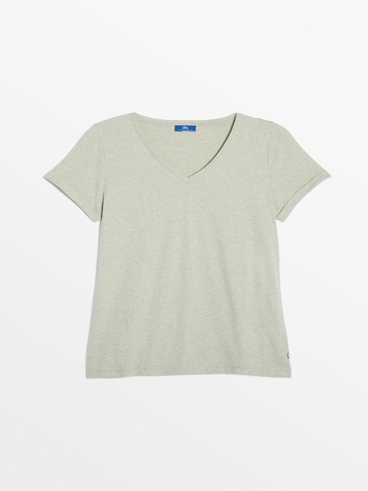 Tee Shirt Femme Manches Courtes Vert