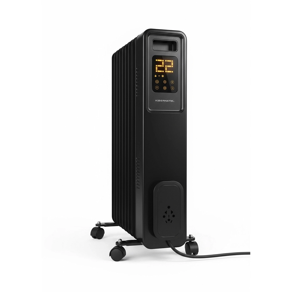 Kibernetik Ölradiator 2000W Elektro mit WIFI schwarz