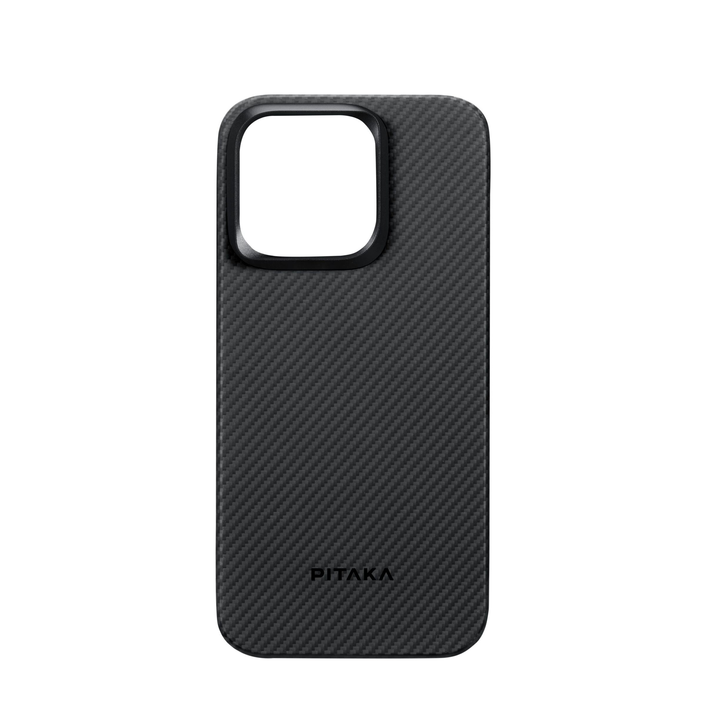 iPhone 15 Pro MagEZ MagSafe Case Aramid Schutzhülle (KI1501PA) - Schwarz / Grau (Carbon)