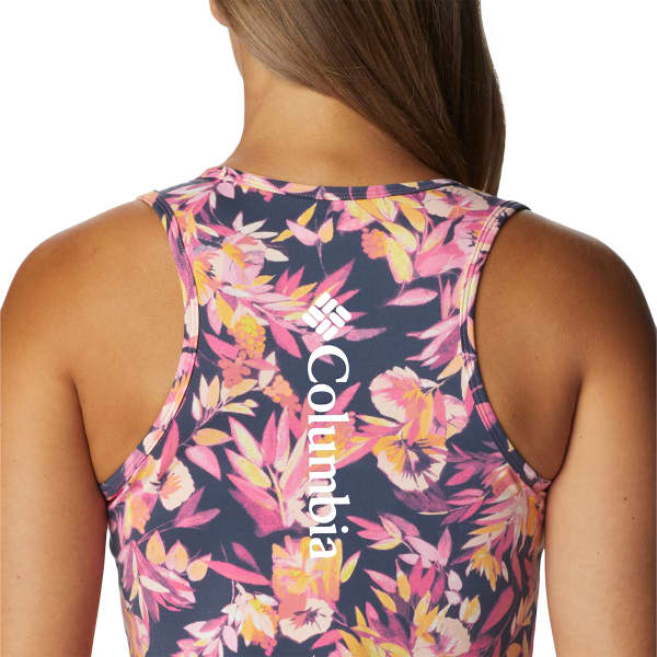 Débardeur randonnée COLUMBIA HIKE™ PERFORMANCE TANK WILD GERANIUM WISTERIAN/NOCTURNAL LOGO