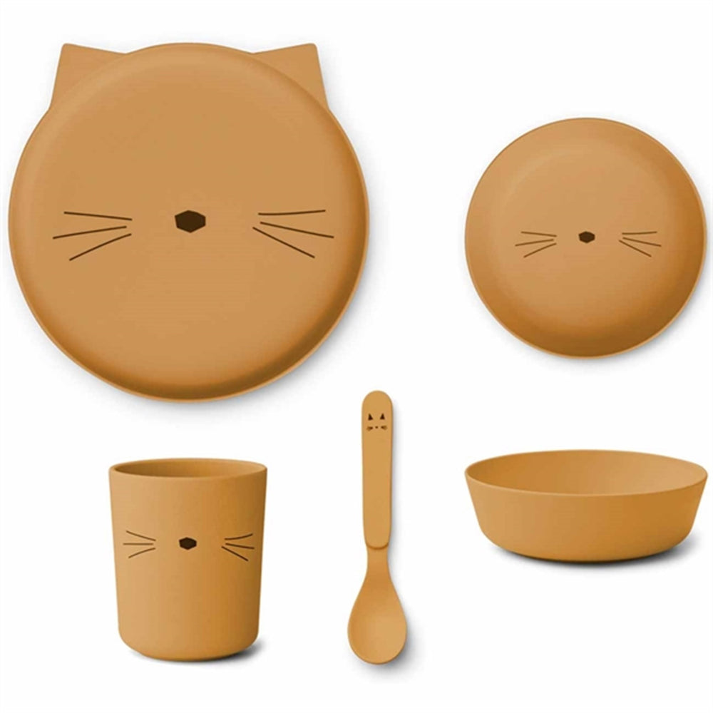 Liewood Brody Junior Sæt Cat Golden Caramel
