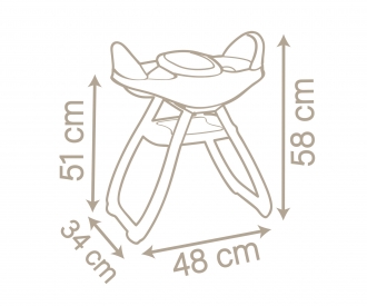 Chaise Haute Jumeaux Baby Nurse